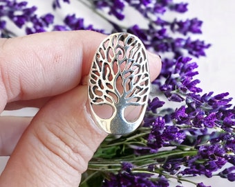 TREE of LIFE Ring - 925 Sterling Silver - Handmade.