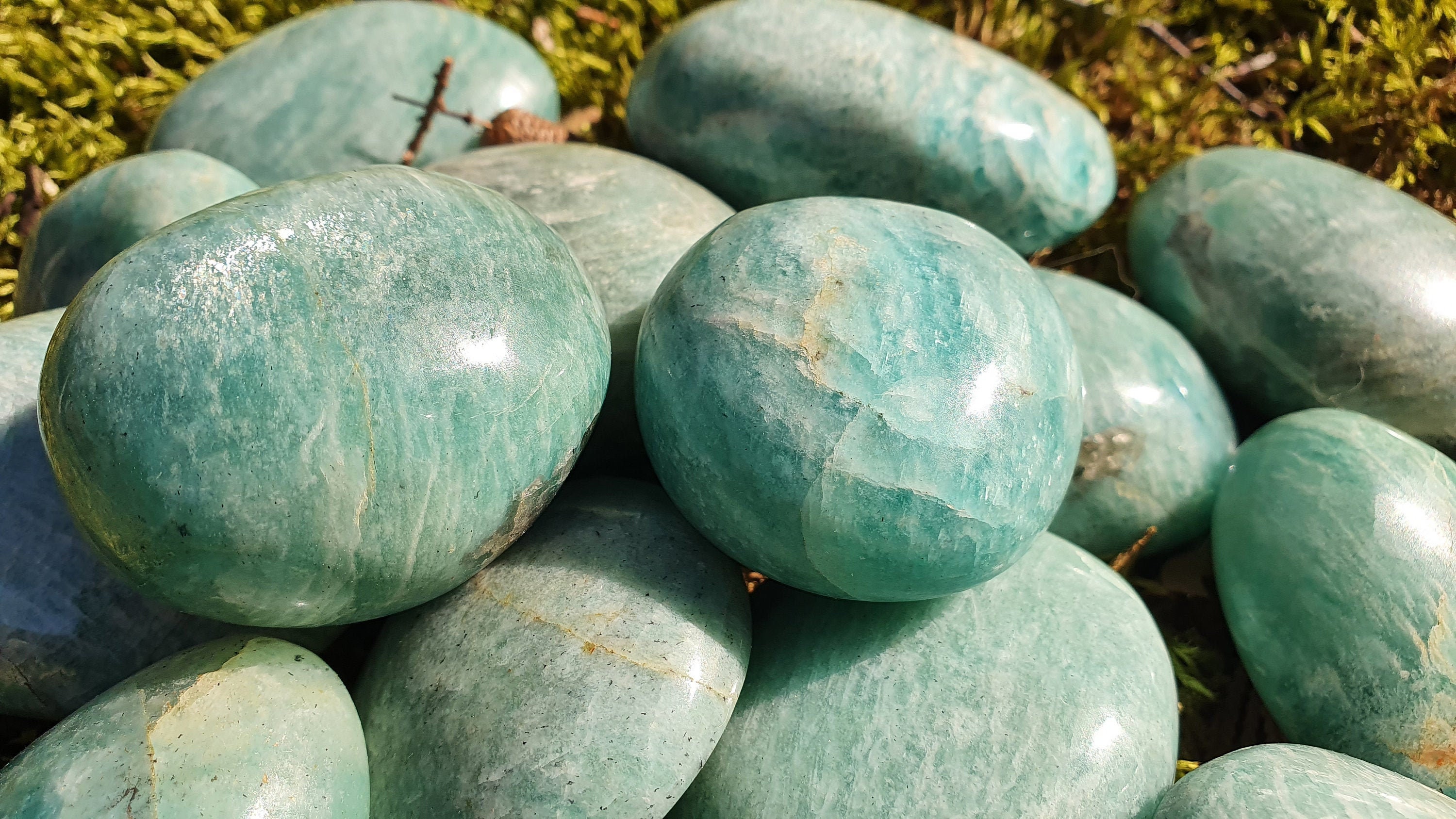 Galet Amazonite de Madagascar