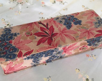 Antique French Fabric Box French Fabric Box Floral Fabric Box