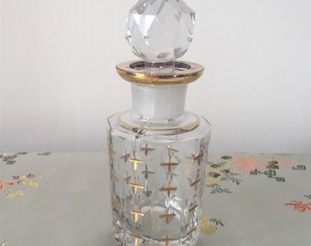 Vintage Perfume Bottle with Stopper Boudoir Display