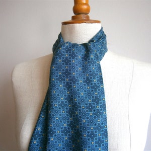 Tootal Scarf 英国製 ヴィンテージ 〜1940's Original 1940s Men's Scarf by 'Tootal'