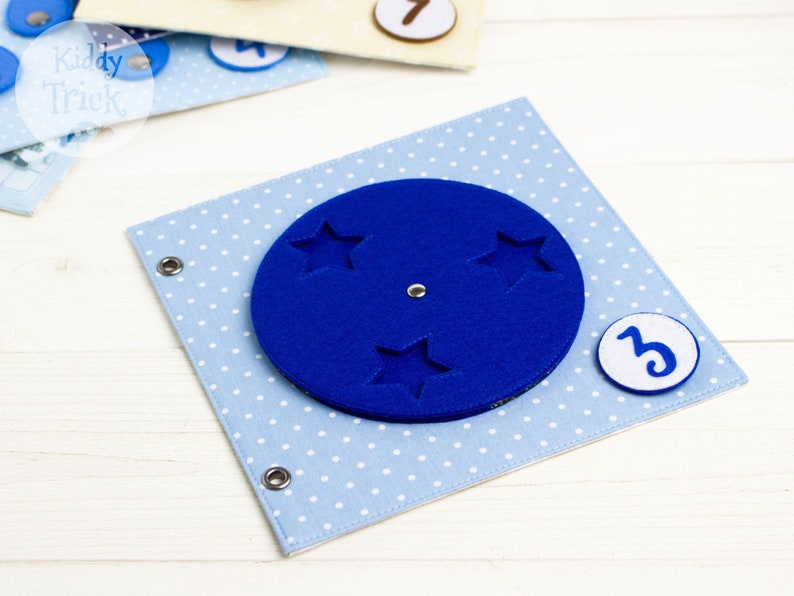 Quiet book Number toy Counting book Counting from 1 to 5 Etsy