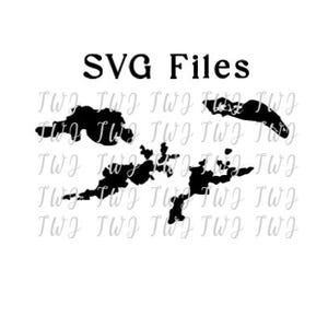 File SVG QUAD delle Isole Vergini Britanniche per Cricut, Silhouette e altre macchine da taglio