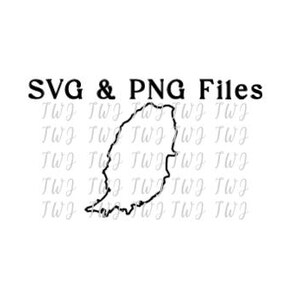 May include: SVG and PNG files for a black outline of the island of Grenada. The text "TWI TWI TWI WI TWI" is repeated in a pattern around the island.