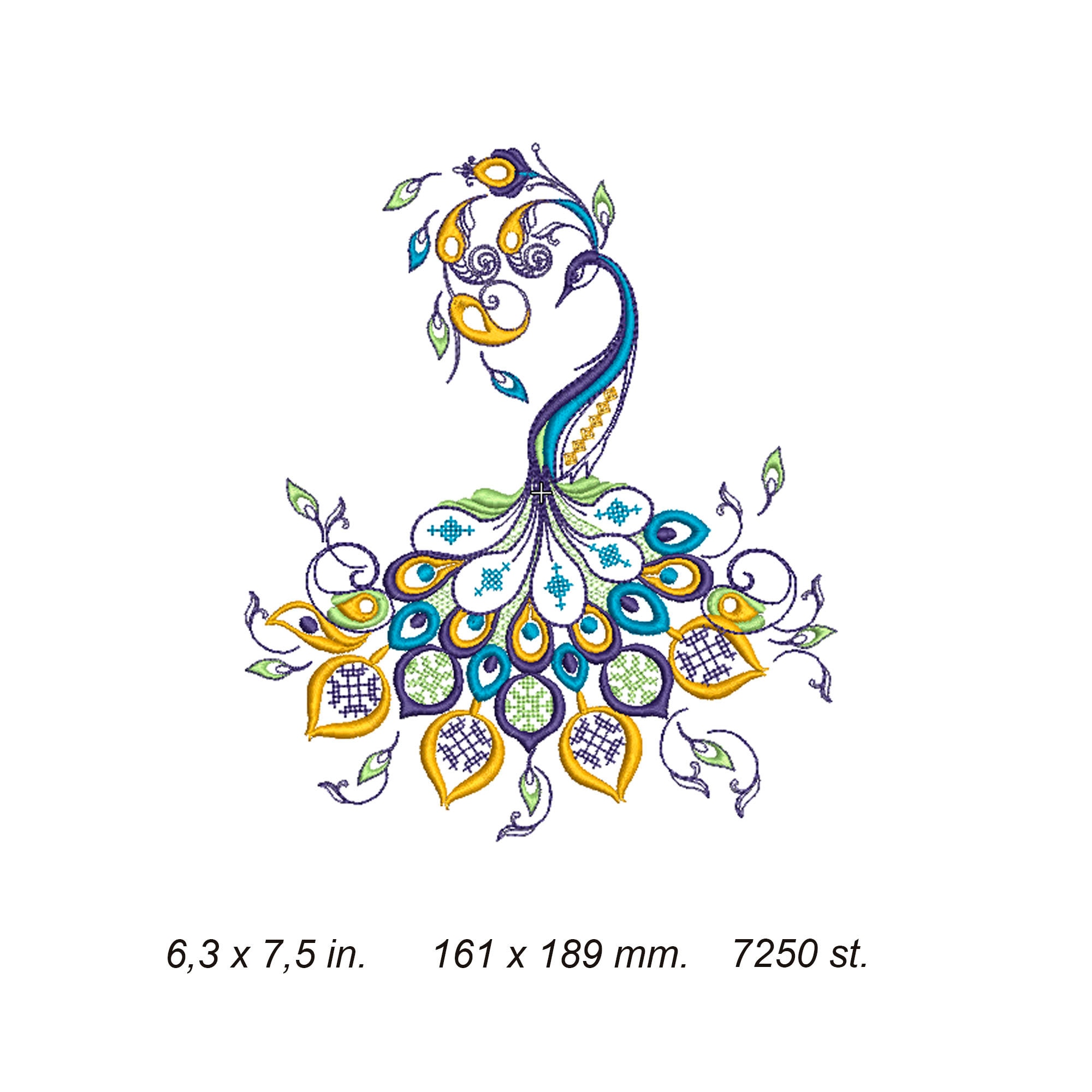 Mandala Art Kit – Prancing Peacock Body & Soul