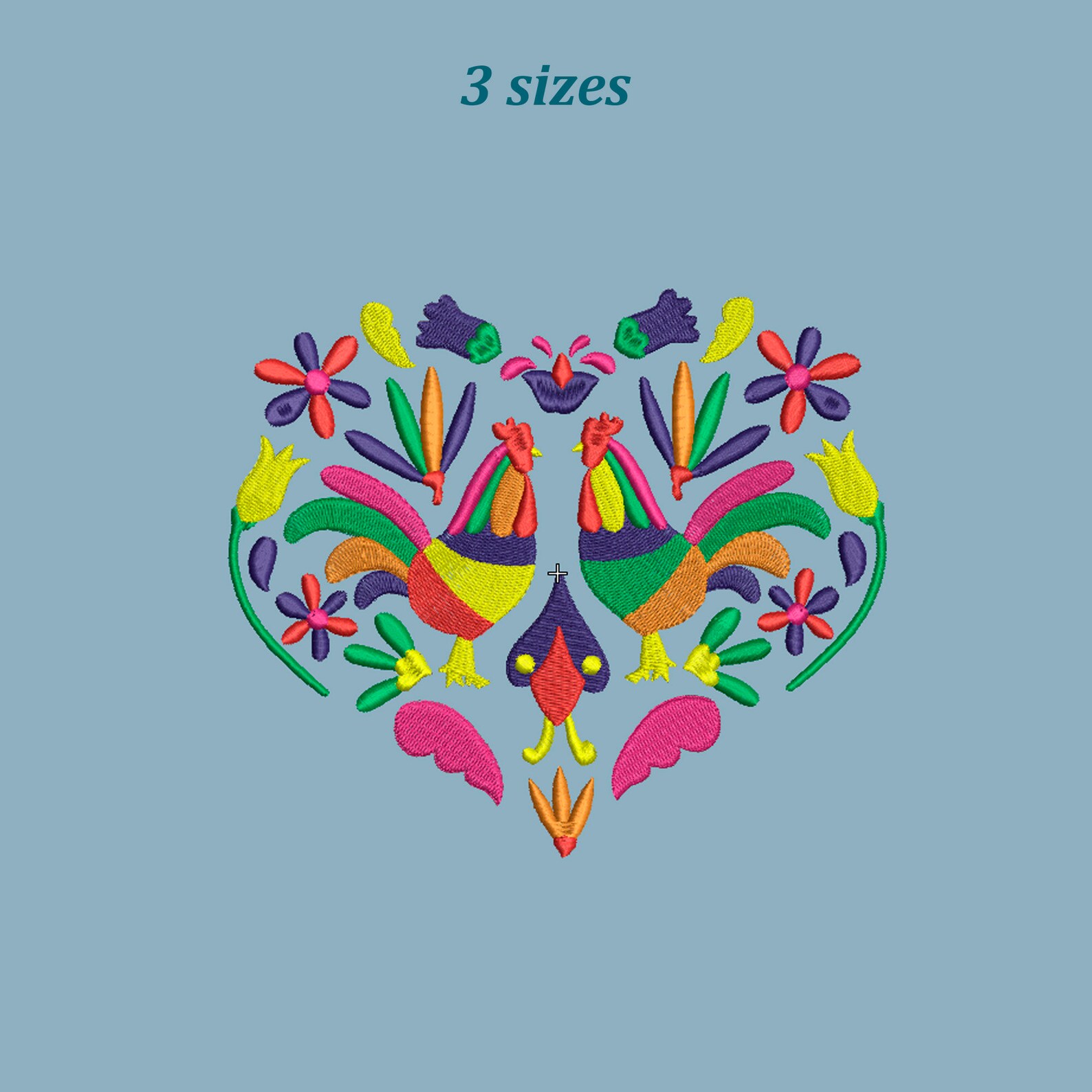 Otomi Embroidery Design Mexican Embroidery Designs Embroidery Etsy