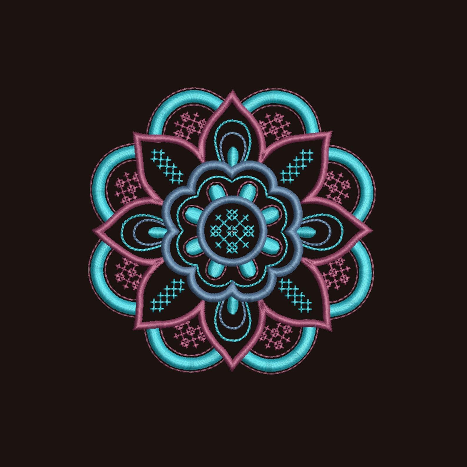 Floral mandala embroidery design mandala machine embroidery  etsy Floral mandala embroidery design mandala machine embroidery  etsy