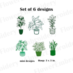 Wildflower machine embroidery design Plant embroidery design Houseplant embroidery designs Embroidery design flowers grass Hoop: 3x3 4x4