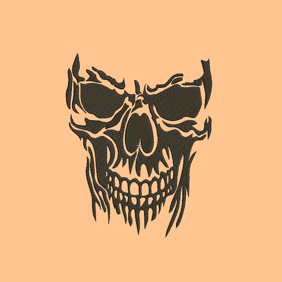 Skull Embroidery Design: Halloween Skeleton (digital File) - Etsy Skull Embroidery Design: Halloween Skeleton (digital File) - Etsy