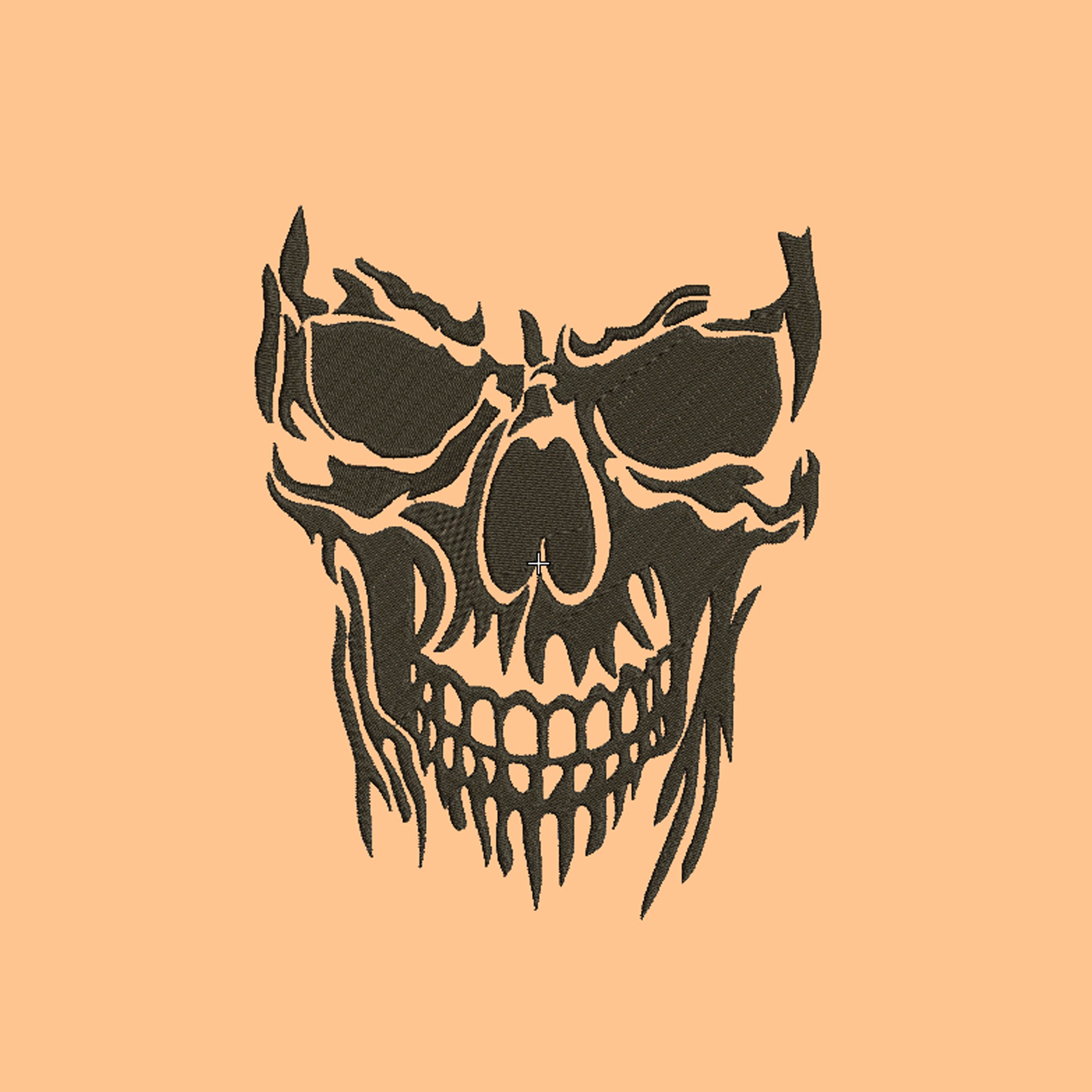 Skull Embroidery Design: Halloween Skeleton (digital File) - Etsy