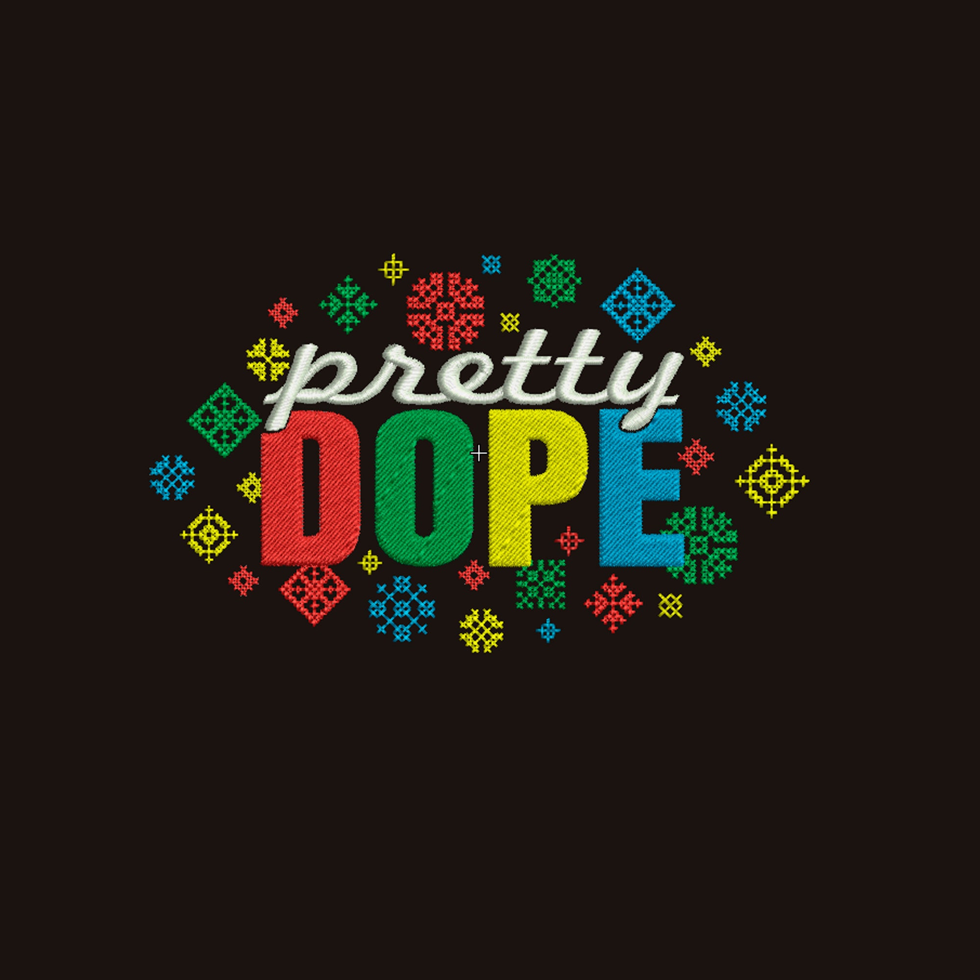 Pretty Dope embroidery design Black woman are dope design Etsy