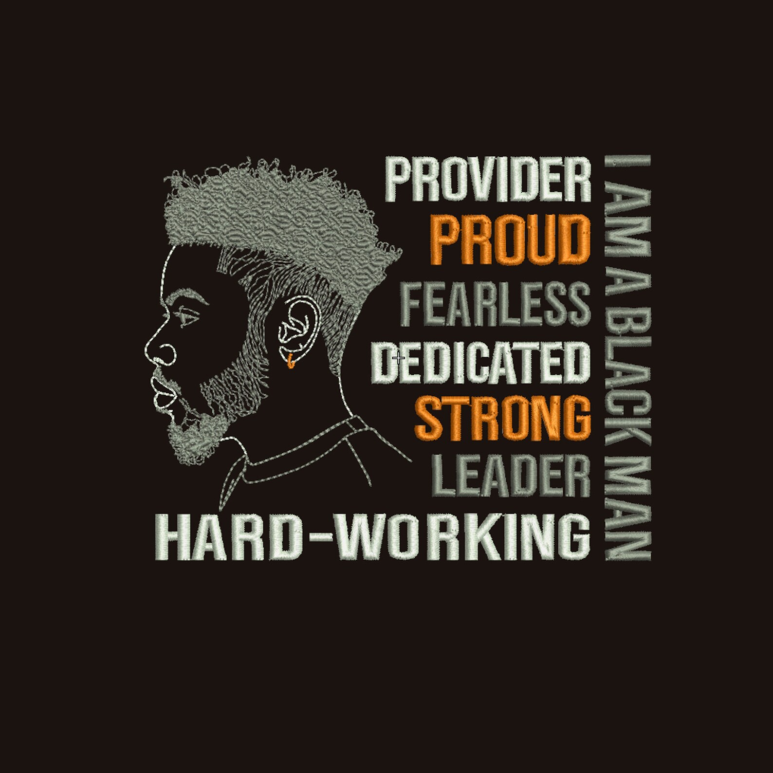 I am a black man jessecmault design african american jessecmault  etsy