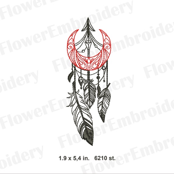 Dream catcher machine embroidery design Boho style dreamcatcher embroidery design Willow hoop design Dreamcatcher machine embroidery