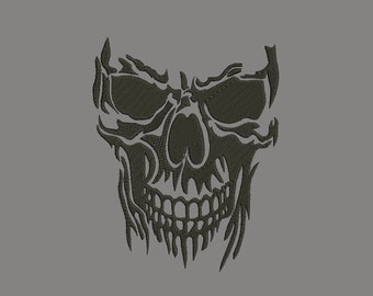 Skull Embroidery Design: Halloween Skeleton (digital File) - Etsy