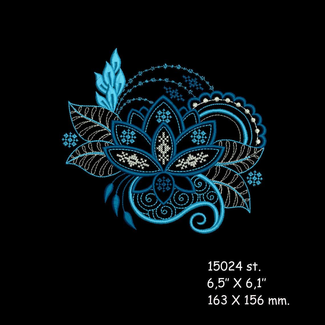 Embroidery dst floral 7x7 in instant download floral sybju  etsy Embroidery dst floral 7x7 in instant download floral sybju  etsy