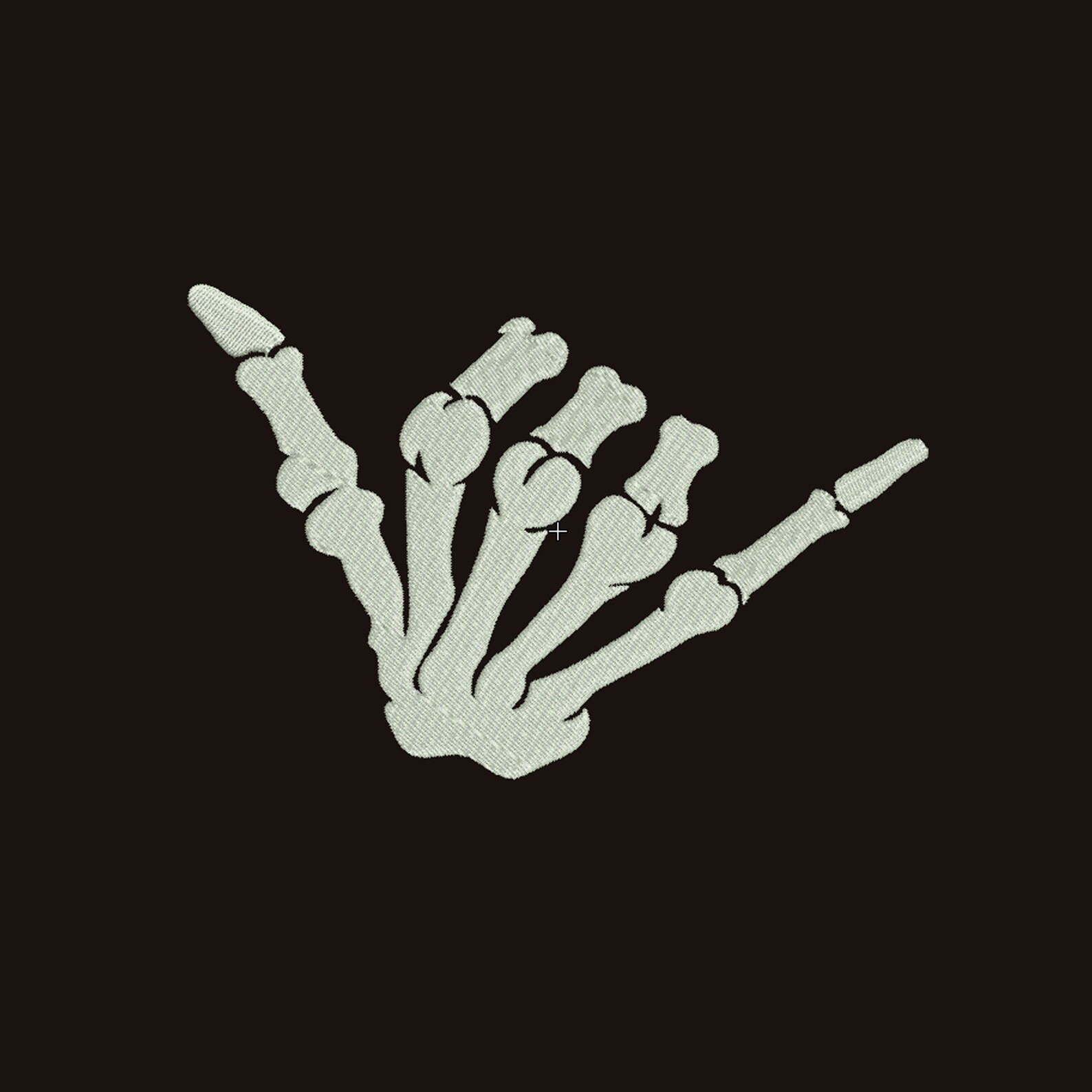 Shaka skeleton hand sign jessecmault skeleton hand jessecmault  etsy