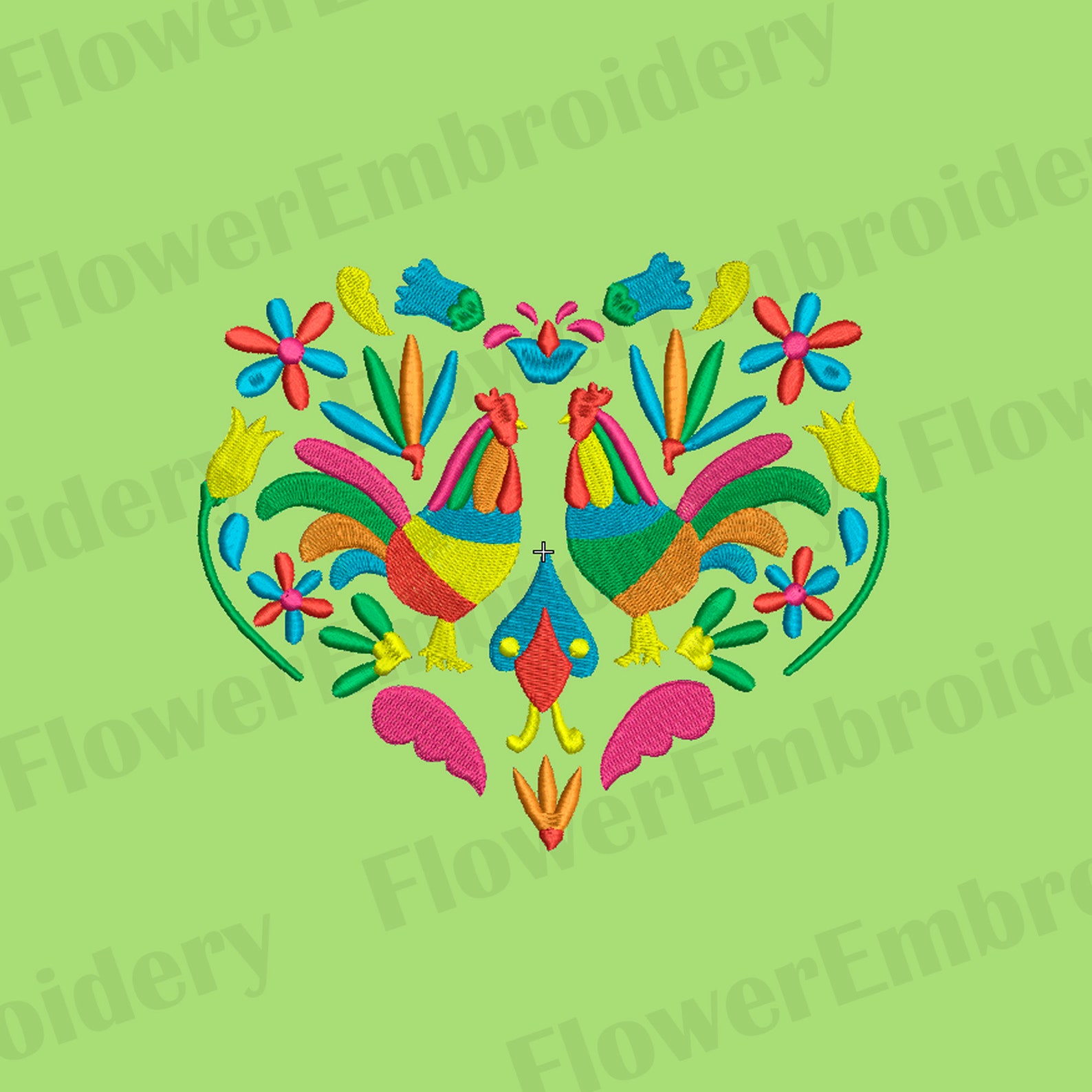 Otomi Embroidery Design Mexican Embroidery Designs Embroidery Etsy