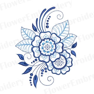 Mandala flower machine embroidery design Floral embroidery design Botanica embroidery design Geometric floral embroidery Embroidery mandala