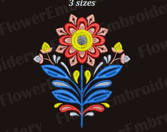 Otomi machine embroidery design Mexican embroidery designs Brother embroidery designs Flower machine embroidery design