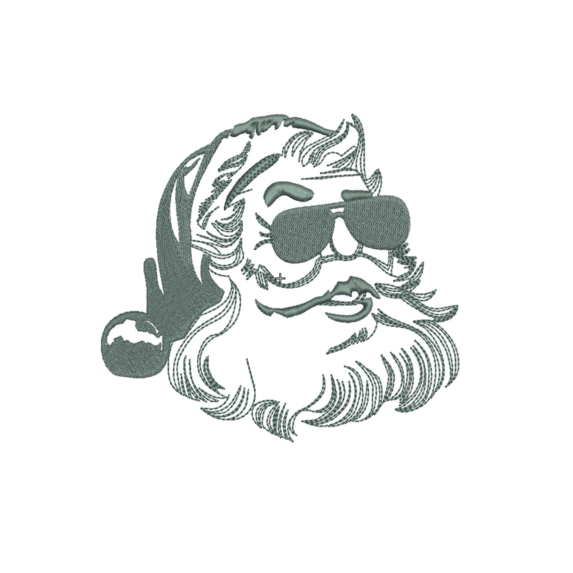 Cool santa design santa embroidery design christmas embroidery  etsy