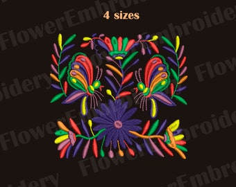 Otomi embroidery design Mexican embroidery designs Embroidery designs pes 4x4  Brother embroidery designs Otomi bird PES Otomi design