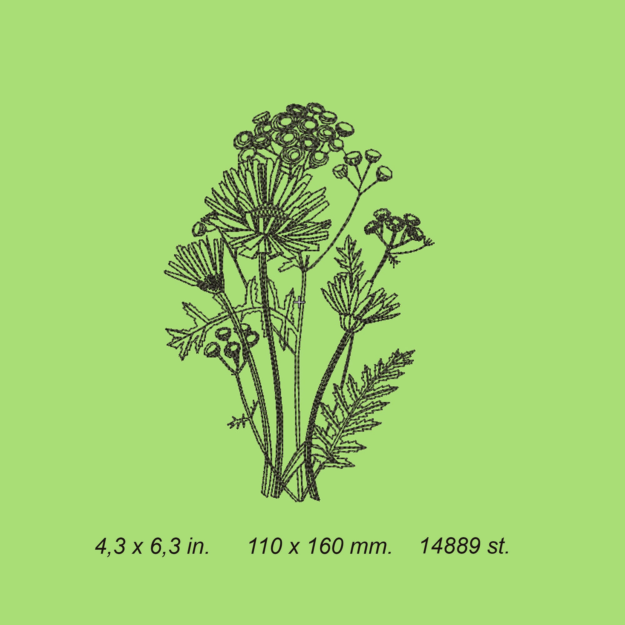 Embroidery field grass embroidery flower programgrass flowers etsy Embroidery field grass embroidery flower programgrass flowers etsy