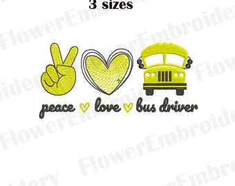 School Bus Embroidery Design: Teacher Life, Back to School (Digital Download)