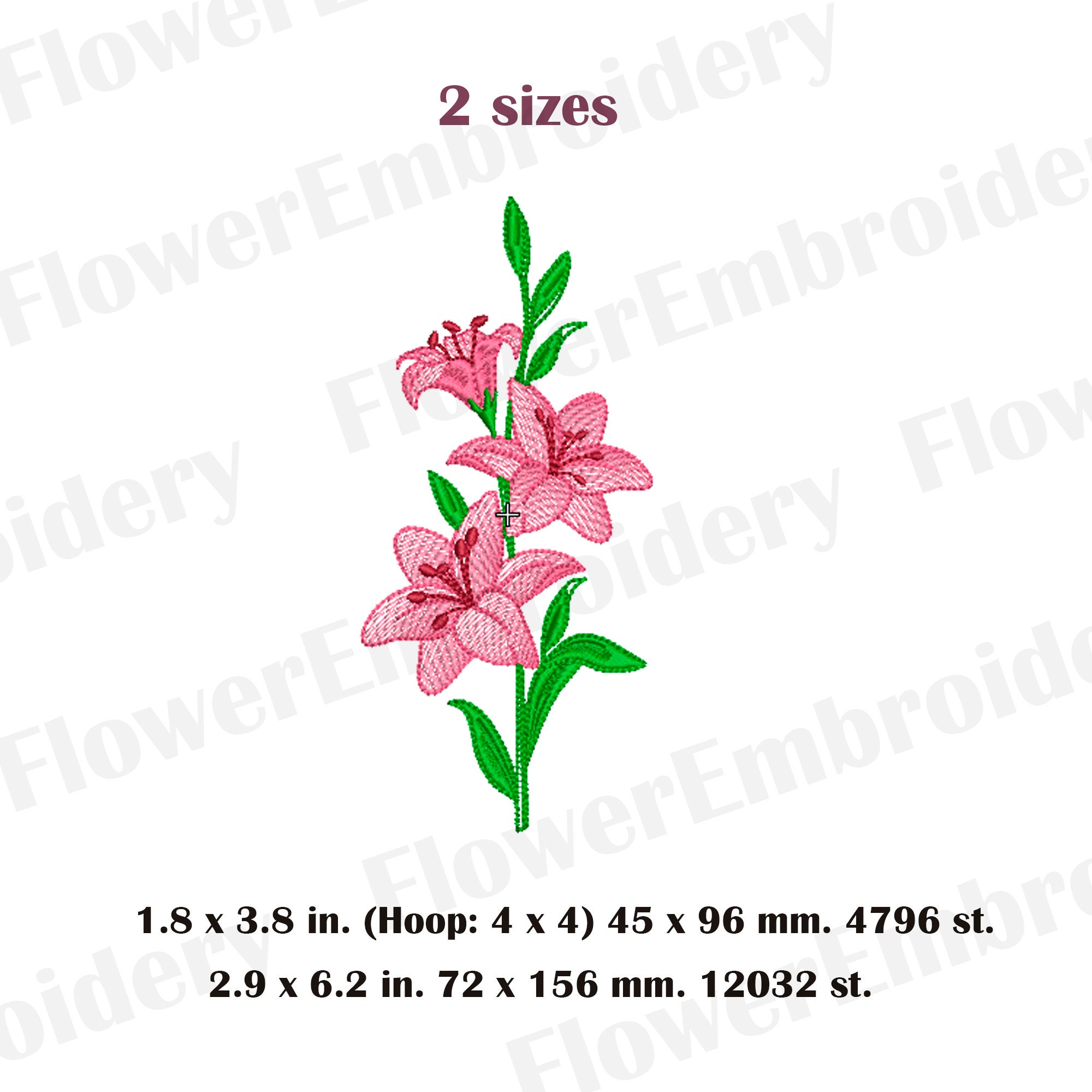 milmil、帯2本】 503 機械刺繍 名古屋帯 水辺の百合（ゆり） 503 機械