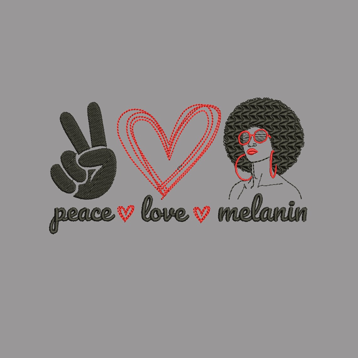 Melanin embroidery design african american embroidery black  etsy Melanin embroidery design african american embroidery black  etsy