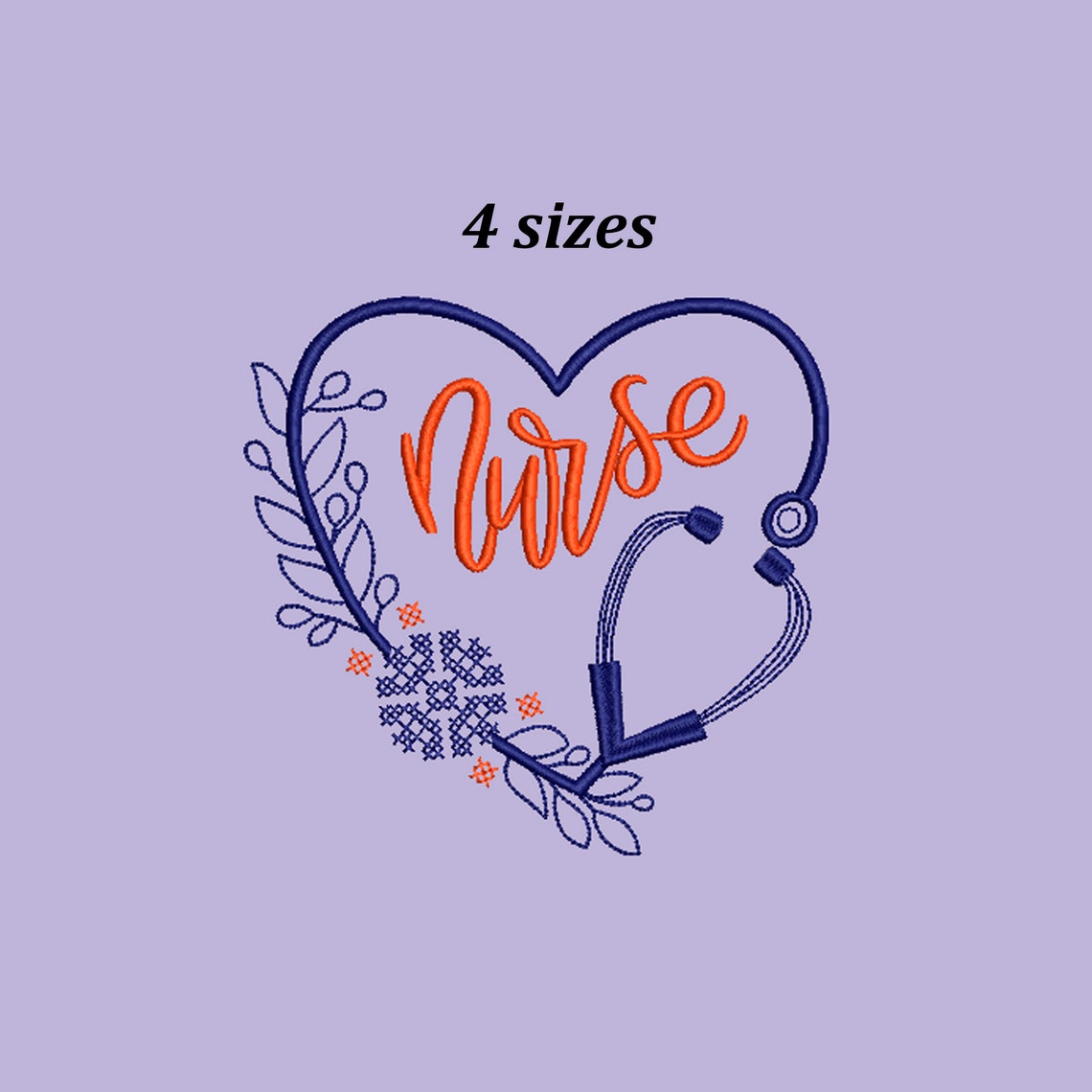 Medical Embroidery. Stethoscope Mini Embroidery. Machine Etsy