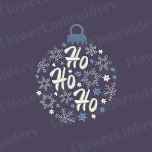 Ho Ho Ho embroidery design Christmas embroidery pes designs Embroidery designs pes Brother embroidery designs Santa embroidery 3 sizes