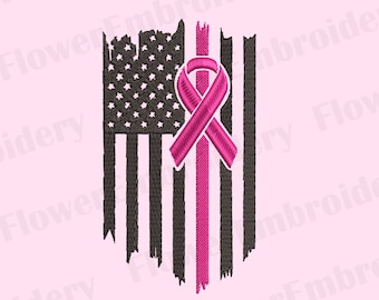 Awareness ribbon embroidery design Cancer ribbon pes file Breast cancer awareness ribbon embroidery designs Cancer ribbon embroidery design