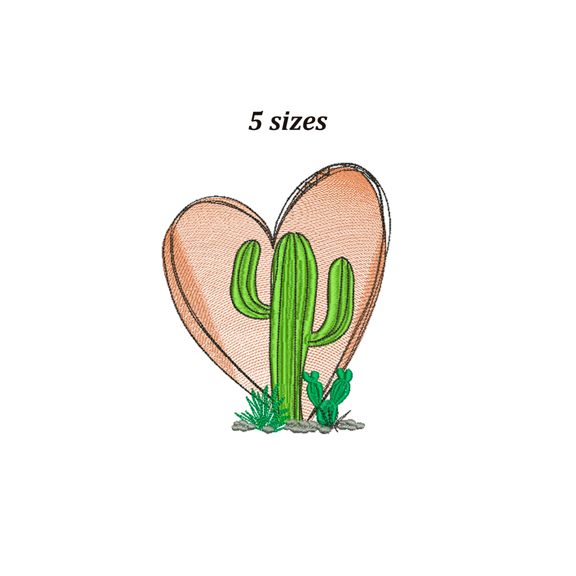 Cactus Embroidery Design Saguaro Embroidery Cinco De Mayo - Etsy