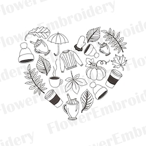 Hello fall machine embroidery design Pumpkin pes file Welcome fall design Love fall design Autumn machine embroidery Thanksgiving embroidery