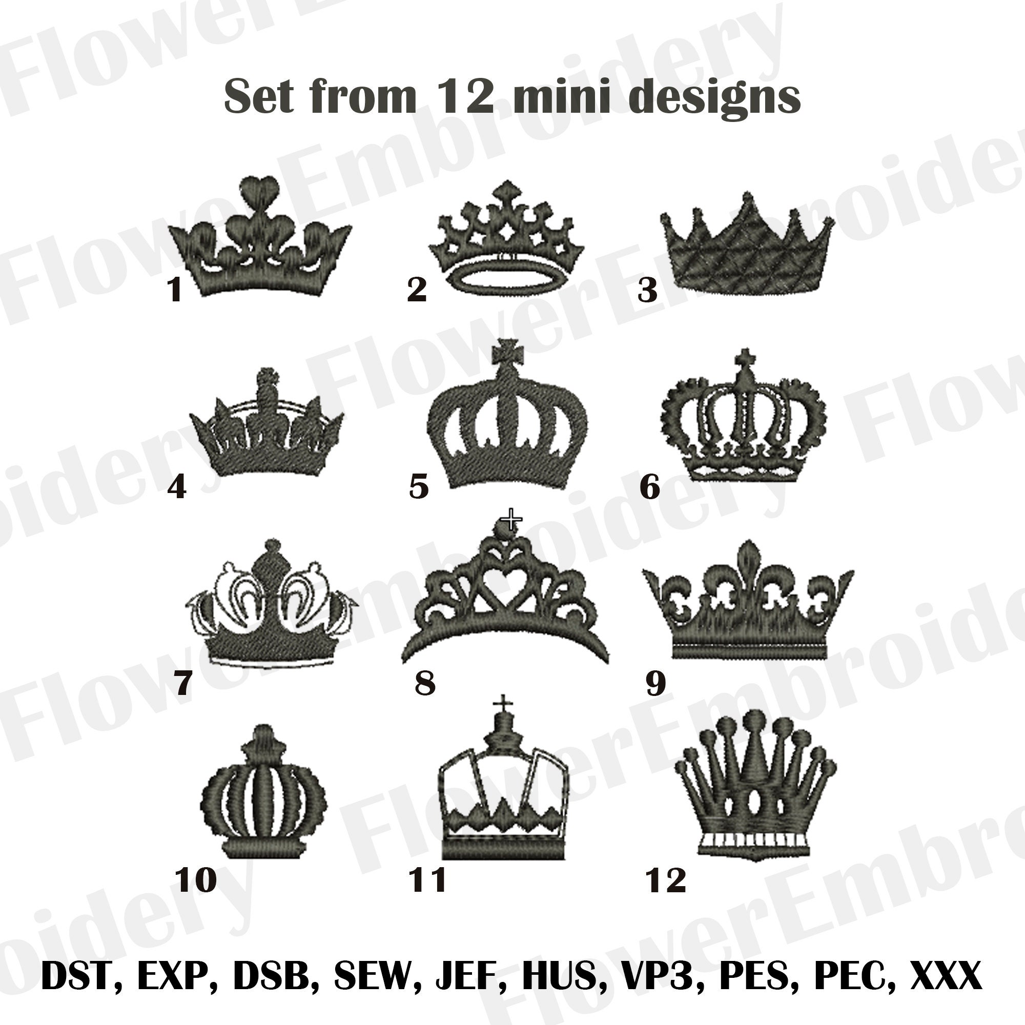 6 pezzi Mini corone Corona in metallo robusto Design elegante Colore brillante Multifunzione Corona Charm per gioielli con ciondolo | Leroy Merlin