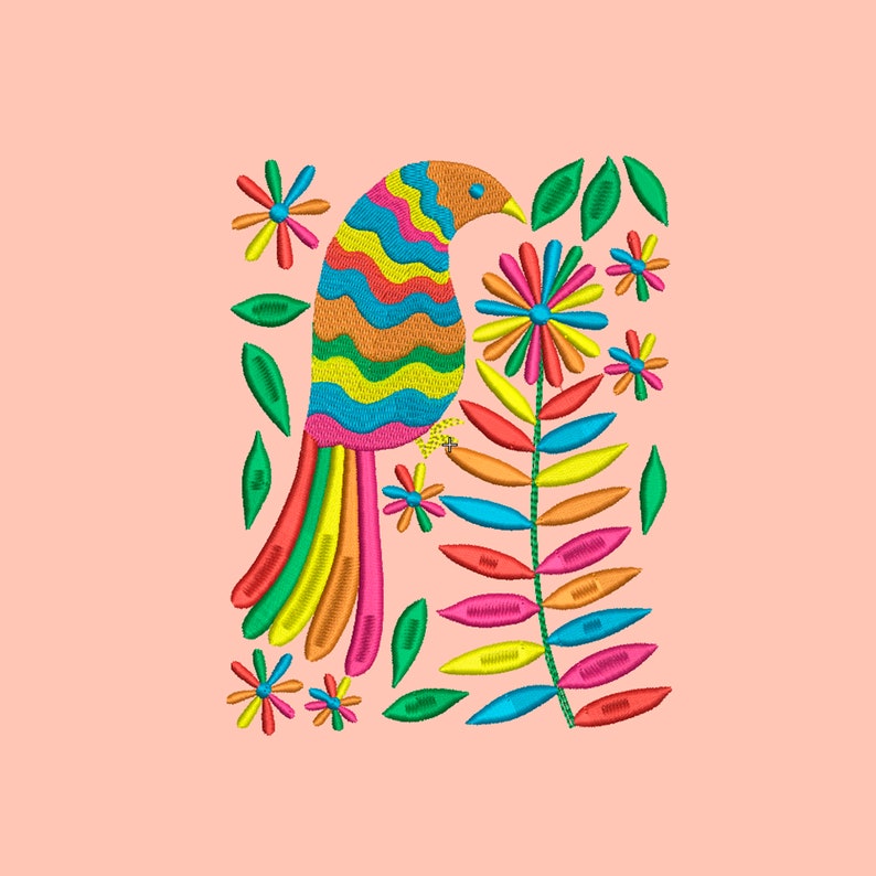 Otomi embroidery design mexican embroidery designs embroidery  etsy Otomi embroidery design mexican embroidery designs embroidery  etsy