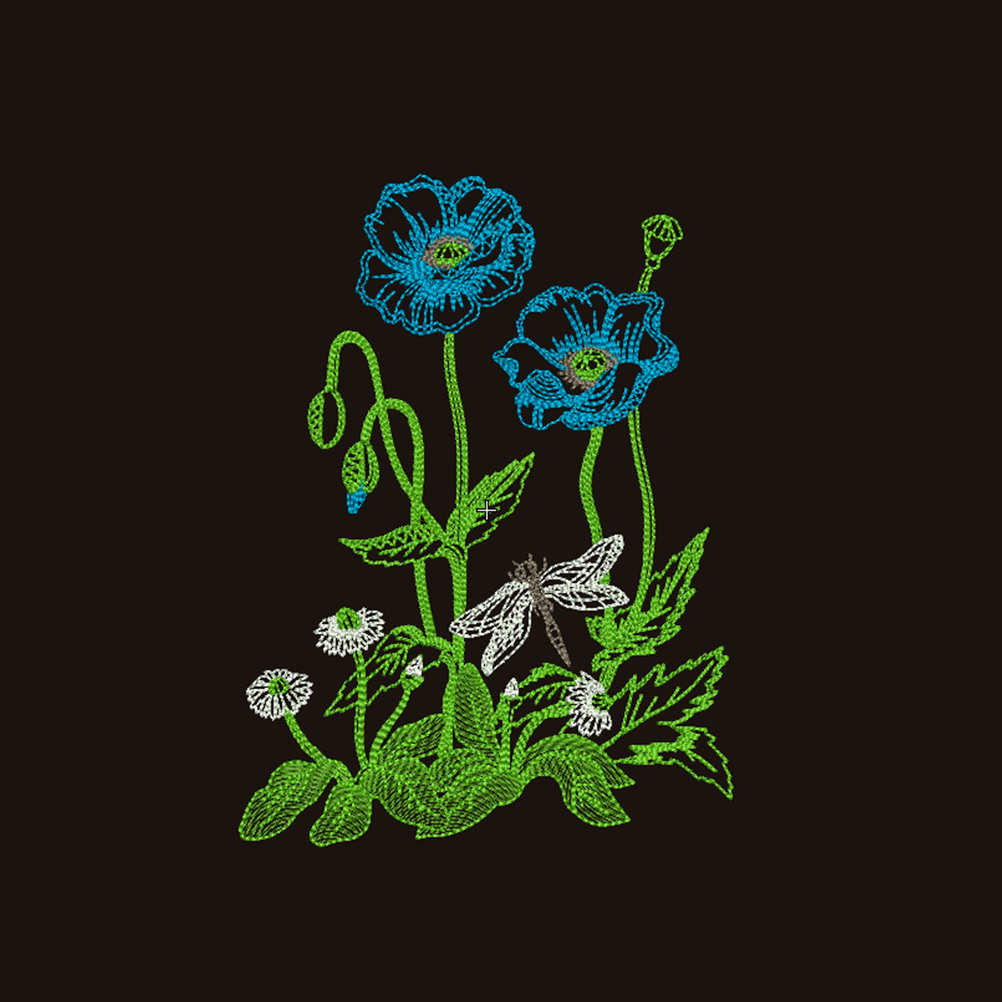 Red poppy embroidery machine embroidery design flora  etsy Red poppy embroidery machine embroidery design flora  etsy