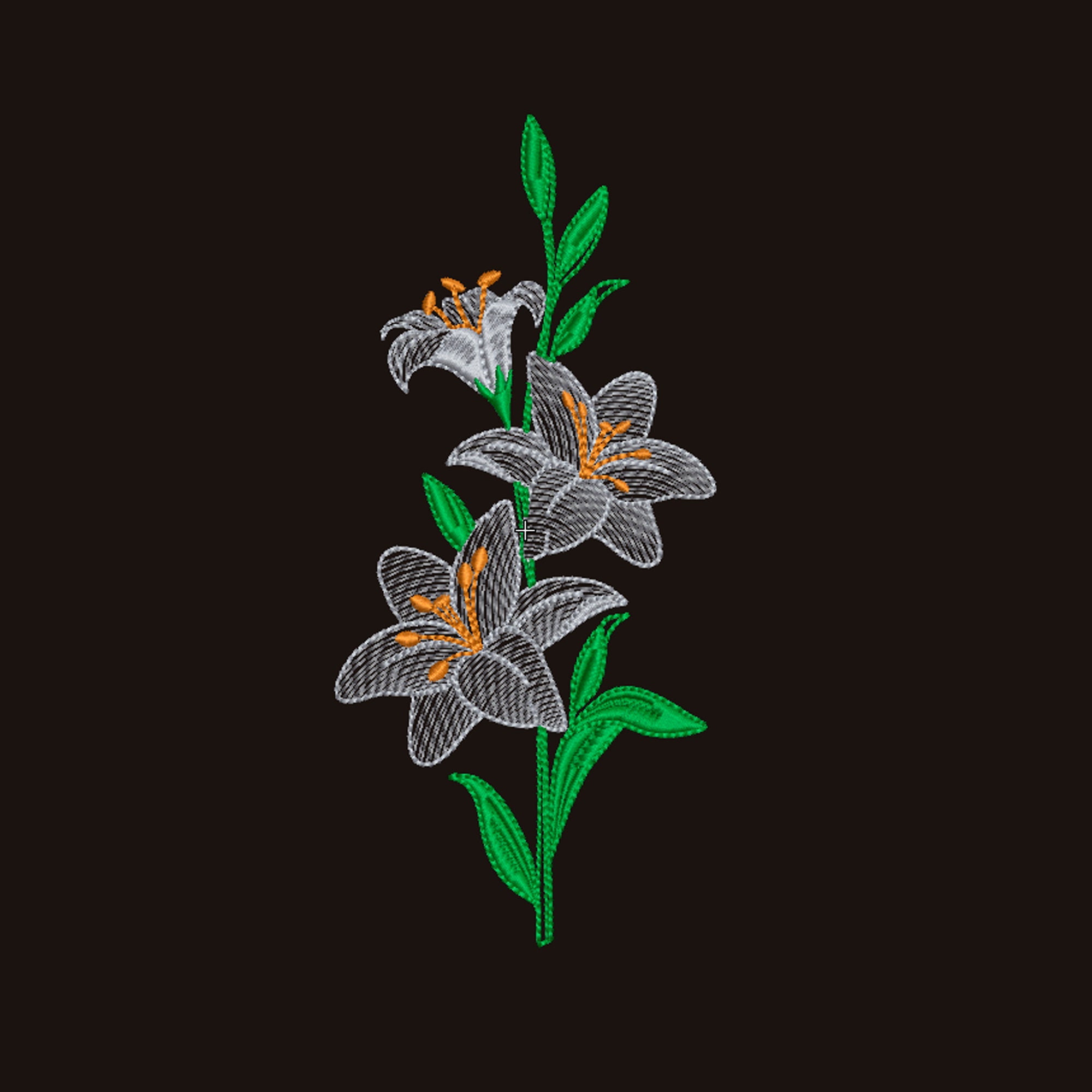 Lilies jessecmault digital jessecmault designs flower realistic  etsy