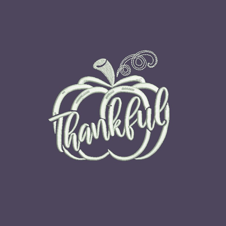 Thankful embroidery design Pumpkin pes file Autumn machine embroidery designs Pes embroidery designs 4x4 embroidery designs for machine