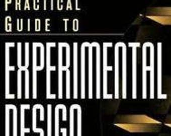 Practical Guide to Experimental Design Signed Copy Book