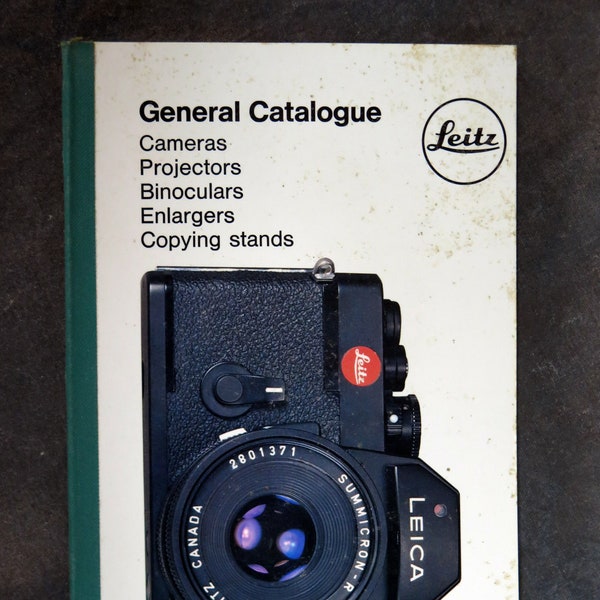 General Catalogue Leitz 1900's Cameras, Projectors, Binoculars, Enlargers, Copying Stand