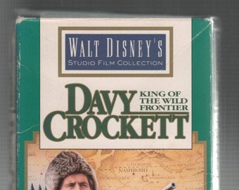 Davy Crockett King of the Wild Frontier by Walt Disney VHS Tape