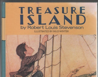 Treasure Island by Robert Stevenson 1986 Children's Book