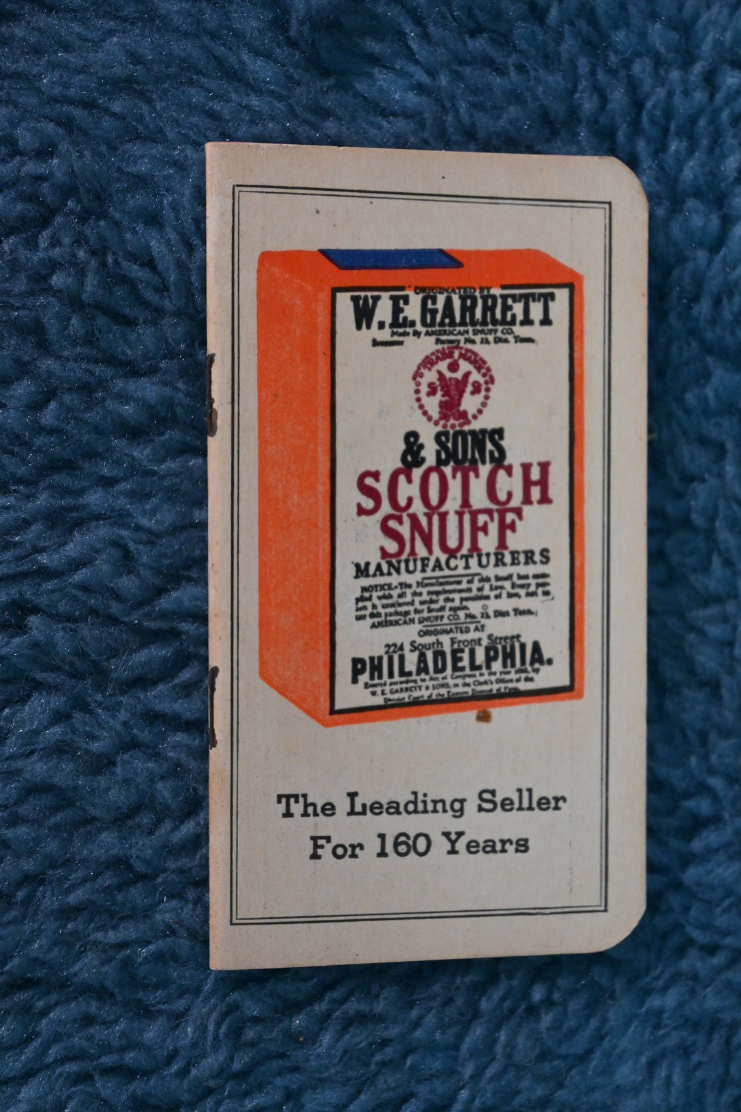 1942 / 1943 Garrett's Scotch Snuff American Snuff Co Etsy