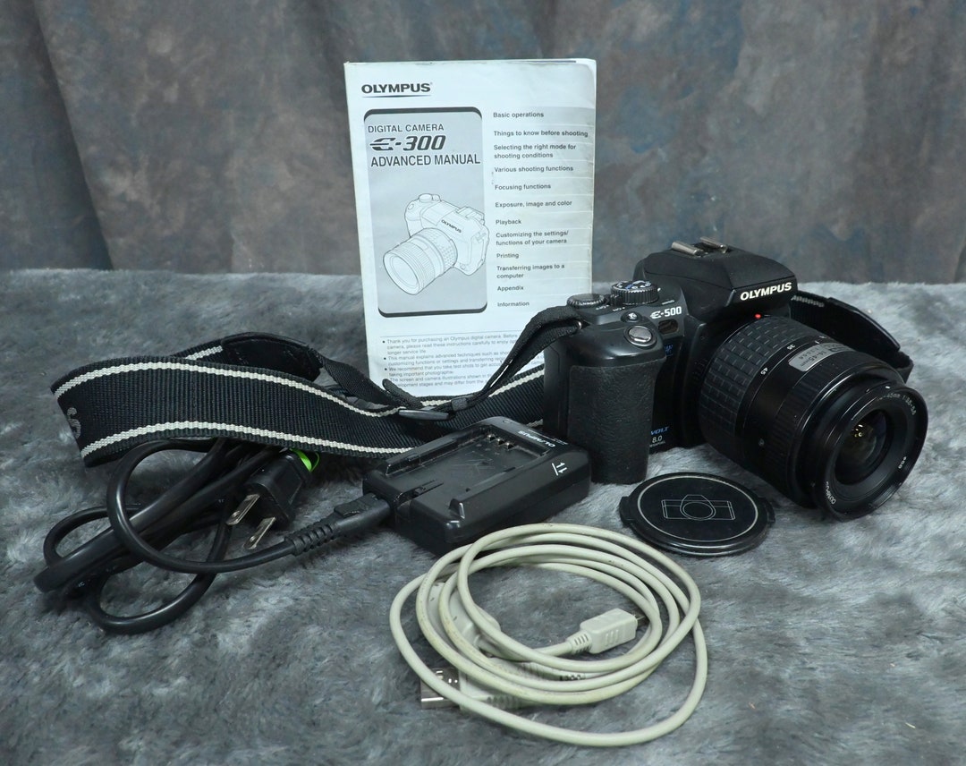 Olympus E300 Evolt 8 MP Digital Camera & 1445 Mm Lens Etsy