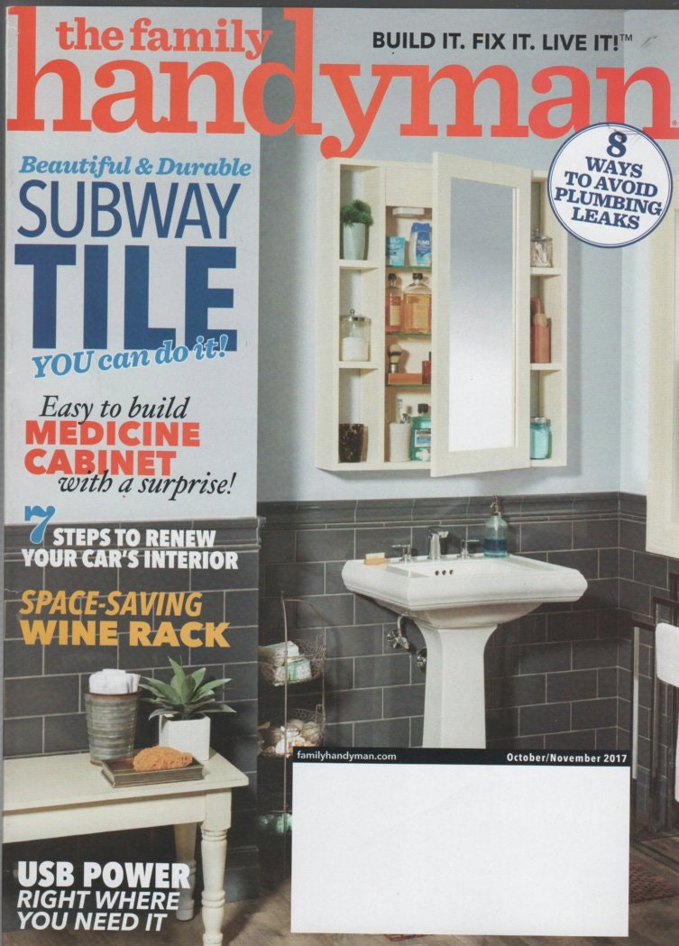 The Family Handyman Magazine October/november 2017 - Etsy