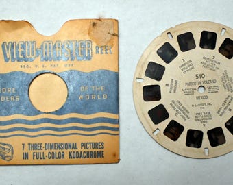 View-Master 510 Volcán Paricutín México Fotos Viewmaster Reel copyright 1946