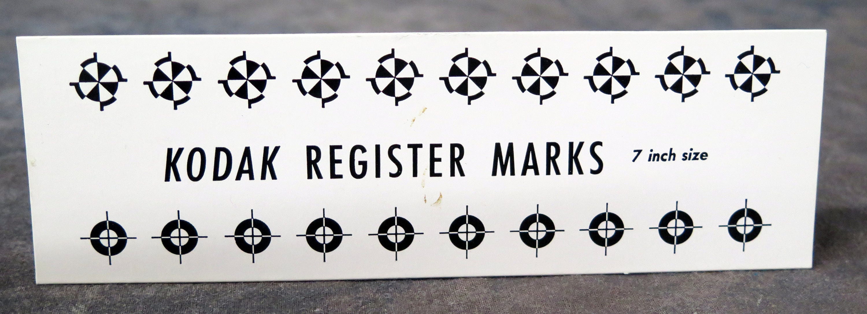 Kodak Register Marks Shooting & Darkroom Critical Focus and Etsy