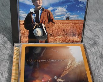 K.D. Lang Absolute Torch and Twang and Invincible summer CDs