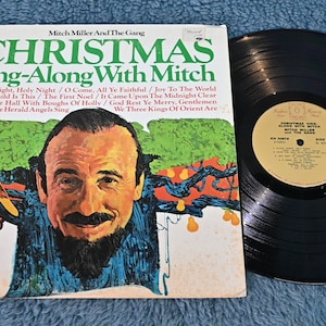 1971 Mitch Miller And The Gang Christmas Sing-Along With Mitch Vinyl Record LP